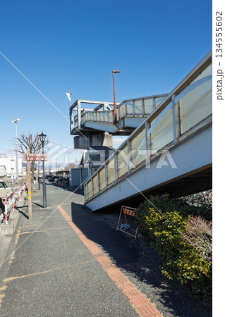 渋川駅の跨線橋 群馬県渋川市 渋川駅の跨線橋 群馬県渋川市 134555602