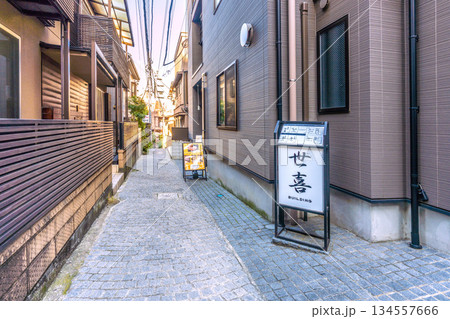 日本の東京都市景観 伝統とモダンが交差する…情緒漂う街。情緒あふれる神楽坂。兵庫横丁などを望む 日本の東京都市景観 伝統とモダンが交差する…情緒漂う街。情緒あふれる神楽坂。兵庫横丁などを望む 134557666