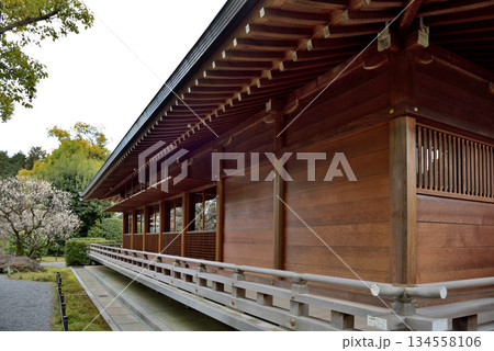 Jonangu Shinto Shrine from Heian period in southern Kyoto in Kansai region of Japan Jonangu Shinto Shrine from Heian period in southern Kyoto in Kansai region of Japan 134558106