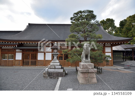 Jonangu Shinto Shrine from Heian period in southern Kyoto in Kansai region of Japan 134558109