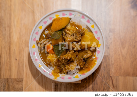手作り子供用カレーライス 手作り子供用カレーライス 134558365