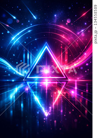 Blue and purple light wallpaper photo 134558589