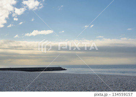 Marble beach in Tajiri-cho in Izumisano, Osaka Prefecture of Japan 134559157