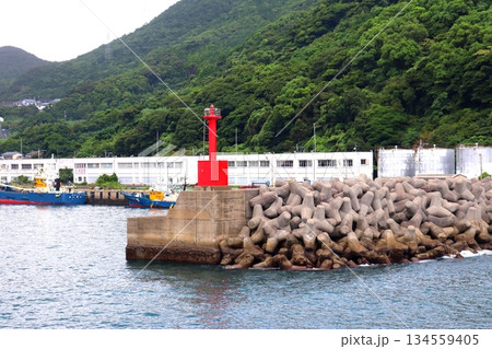 奈留ターミナル　奈留島港　船　港　高速船　フェリー　ジェットフォイル　長崎県　五島市 134559405