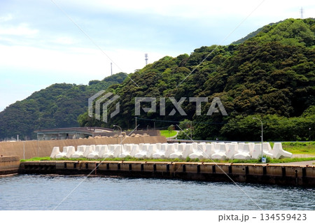 港　奈良尾港　奈良尾港ターミナル　船　高速船　ジェットフォイル　長崎県　南松浦郡　新上五島町 134559423