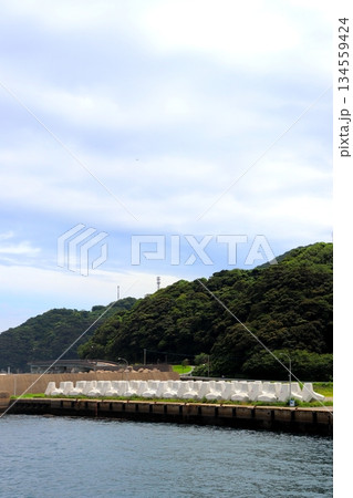 港　奈良尾港　奈良尾港ターミナル　船　高速船　ジェットフォイル　長崎県　南松浦郡　新上五島町 134559424