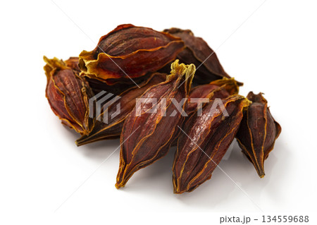 白バックのクチナシの実 白バックのクチナシの実 134559688