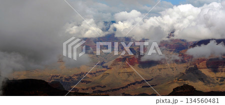 Cloudy Day At The Grand Canyon Arizona 134560481