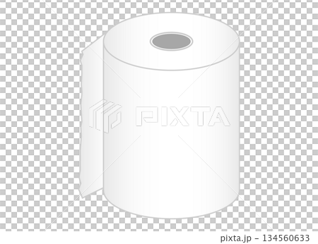 トイレットペーパーのイラスト トイレットペーパーのイラスト 134560633