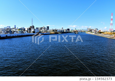尾久橋／隅田川より小台橋方面を望む(東京都荒川区)【2025.12】 134562373
