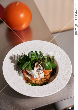 Healthy Midday Meal, Fresh Egg With Herbs And Fruit, Wholesome Lunch Bowl With Greens And Sourdough Healthy Midday Meal, Fresh Egg With Herbs And Fruit, Wholesome Lunch Bowl With Greens And Sourdough 134562386