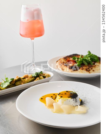 Breakfast scene aesthetic, Elegant brunch with colorful dishes Breakfast scene aesthetic, Elegant brunch with colorful dishes 134562400