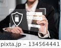 Password privacy security cybersecurity technology login protection concept 134564441