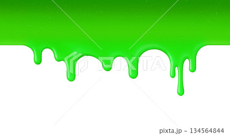垂れる スライム イラスト リアル 134564844