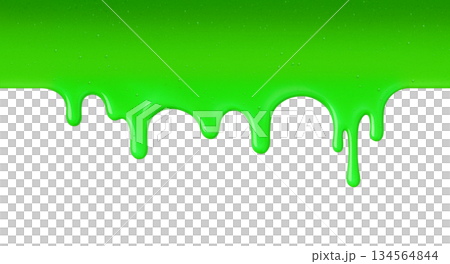 垂れる スライム イラスト リアル 134564844