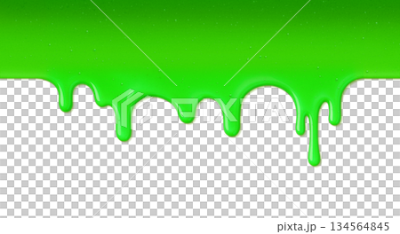垂れるスライム イラスト リアル 134564845