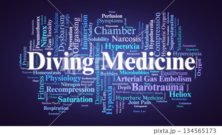 Undersea and Hyperbaric Medicine Word Cloud. Essential Concepts in Diving Medical Science Undersea and Hyperbaric Medicine Word Cloud. Essential Concepts in Diving Medical Science 134565173