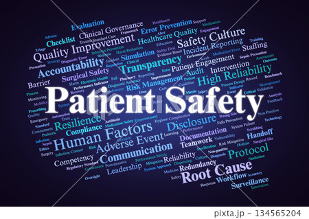 Patient Safety Word Cloud. Core Concepts in Medical Error Prevention and Quality Care Patient Safety Word Cloud. Core Concepts in Medical Error Prevention and Quality Care 134565204