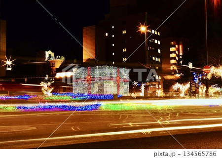 周南ツリー祭り2025駅前ロータリー 134565786