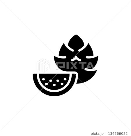 dragon fruit vector icon. fruit icon solid style. perfect use for icon, logo, illustration, website, and more. icon design glyph style 134566022
