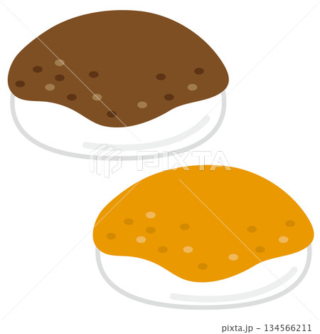 あんころもちときなこもちのセット	 134566211