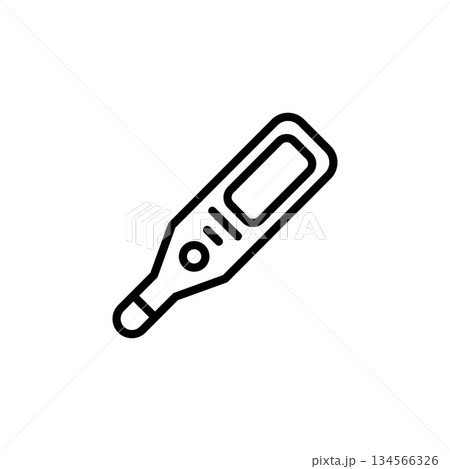 thermometer vector icon. medicine icon outline style. perfect use for logo, presentation, website, and more. simple modern icon design line style thermometer vector icon. medicine icon outline style. perfect use for logo, presentation, website, and more. simple modern icon design line style 134566326