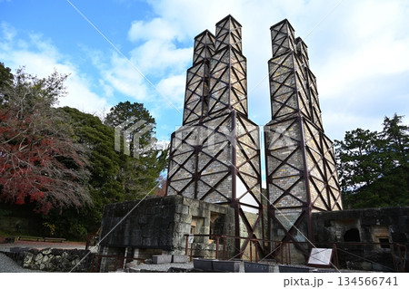 冬の韮山反射炉 静岡 冬の韮山反射炉 静岡 134566741