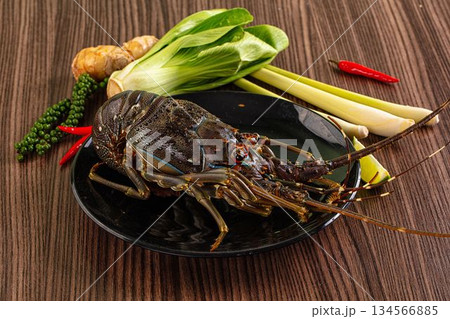 Raw fresh lobster for bowl Raw fresh lobster for bowl 134566885