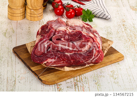 Raw beef meat for cooking 134567215