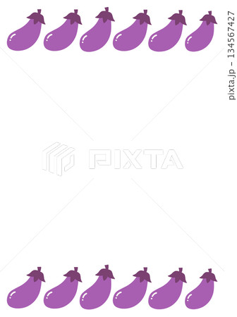 ナスのフレーム 134567427