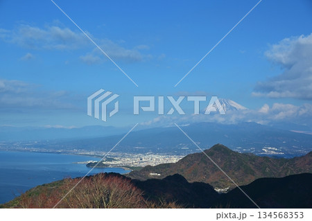 伊豆パノラマパークからの富士山 静岡 伊豆パノラマパークからの富士山 静岡 134568353