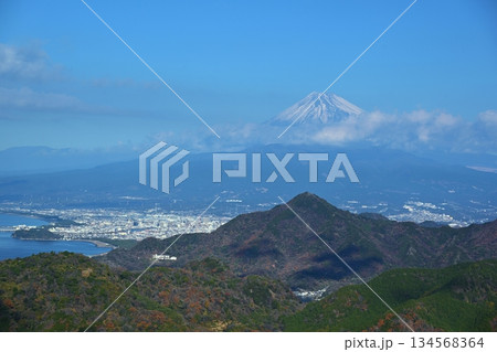 伊豆パノラマパークからの富士山 静岡 伊豆パノラマパークからの富士山 静岡 134568364