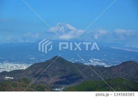 伊豆パノラマパークからの富士山 静岡 伊豆パノラマパークからの富士山 静岡 134568365