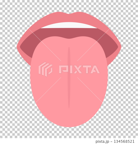 挺舌のイラスト 134568521