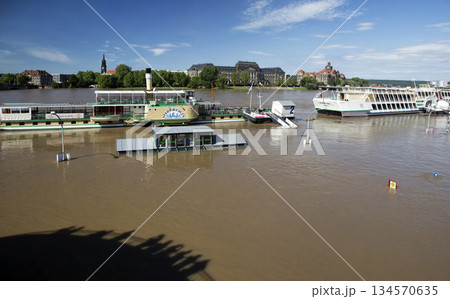 Flooding in Dresden, Germany, June 2013 Flooding in Dresden, Germany, June 2013 134570635