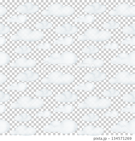 Blue Clouds watercolor seamless pattern isolated. Gentle cloud repeat hand painted in pastel tones. Design for baby textile, nursery wallpaper and bedding. Delicate neutral background with clouds. Blue Clouds watercolor seamless pattern isolated. Gentle cloud repeat hand painted in pastel tones. Design for baby textile, nursery wallpaper and bedding. Delicate neutral background with clouds. 134571269