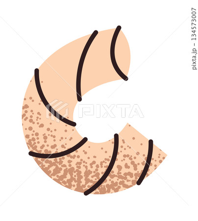 Raw macaroni for Italian pasta Raw macaroni for Italian pasta 134573007
