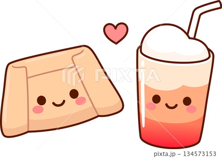 Kawaii Chilean empanada and Terremoto drink 134573153
