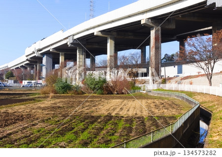 埼玉県草加市川口市東京外郭環状道路側道2025年12月 埼玉県草加市川口市東京外郭環状道路側道2025年12月 134573282