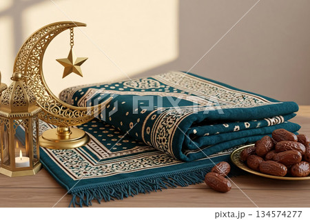 Prayer Rug Islamic Decor Crescent Moon Still Life Prayer Rug Islamic Decor Crescent Moon Still Life 134574277