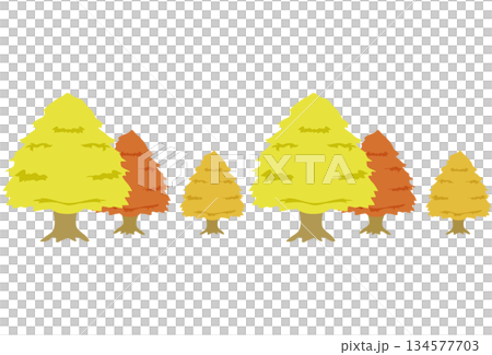 Tree-lined street (Autumn, Seamless) Tree-lined street (Autumn, Seamless) 134577703