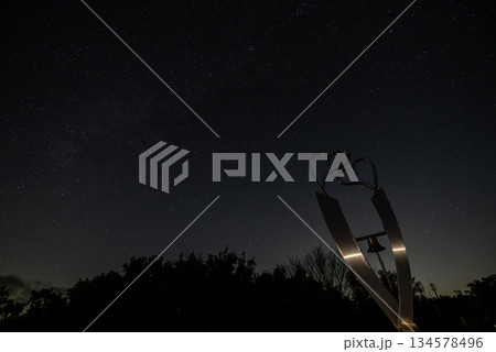 三重県 南伊勢町 見江島展望台から見上げる星空 三重県 南伊勢町 見江島展望台から見上げる星空 134578496