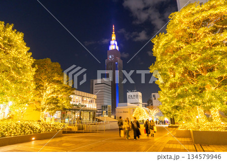 《東京都》新宿・冬のイルミネーション 134579946