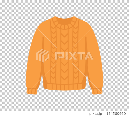 Sweater, flat illustration Sweater, flat illustration 134580460