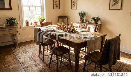 Dining table room design image 134581242
