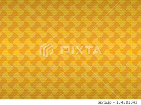 分銅繋ぎを使ったちりめん生地風のイラスト 134581643