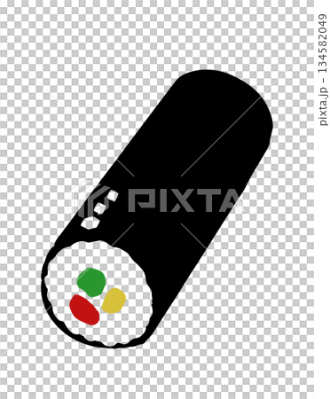 木版畫風格的節分江方卷（厚卷） 134582049