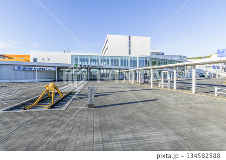 北海道稚内市 最北の鉄道駅 JR稚内駅と日本最北端のモニュメント 北海道稚内市 最北の鉄道駅 JR稚内駅と日本最北端のモニュメント 134582588