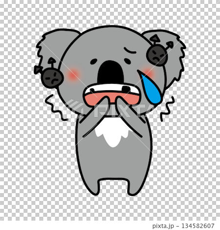 無尾熊患齲齒 134582607