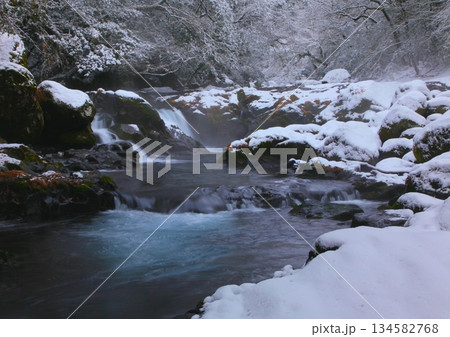 冬の菊池渓谷(菊池市) 冬の菊池渓谷(菊池市) 134582768